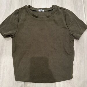 Garage Crewneck Cropped T like new